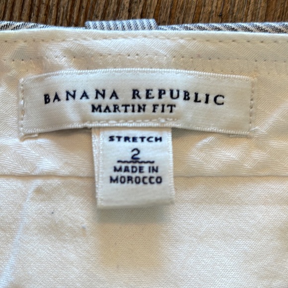 Banana Republic Slacks Like New Martin Fit sz 2 - Picture 5 of 6